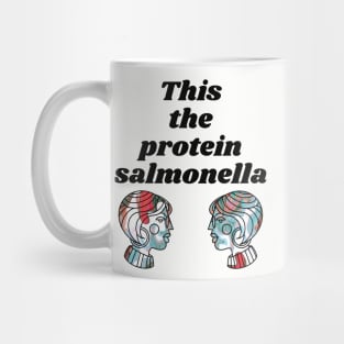 PROTEIN SALMONELLA - Funny Surreal Bad Translation Mug